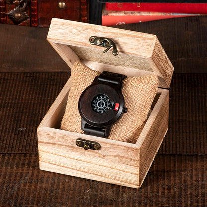 GEN Z - Men Watch Wooden Luxury Brand Quartz Wristwatches Custom Gift