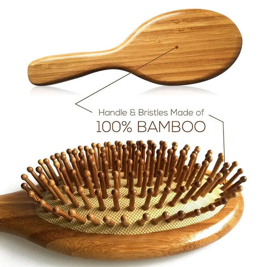 100% Bamboo Hair Comb Brush | Natural and eco-friendly