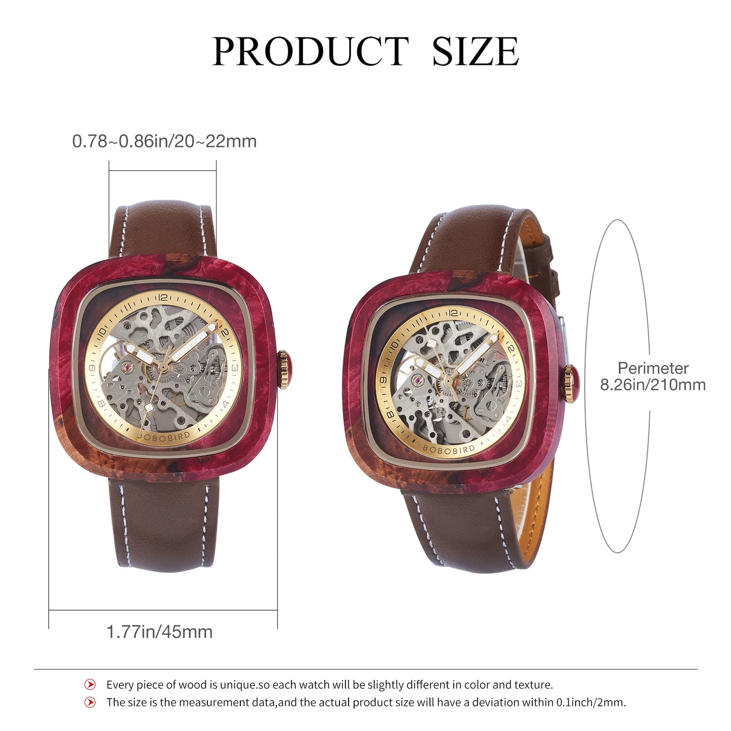 Eco Friendly Wood Mechanical Watches | Handmade Wood Automatic Men's Watch Timepieces Clock