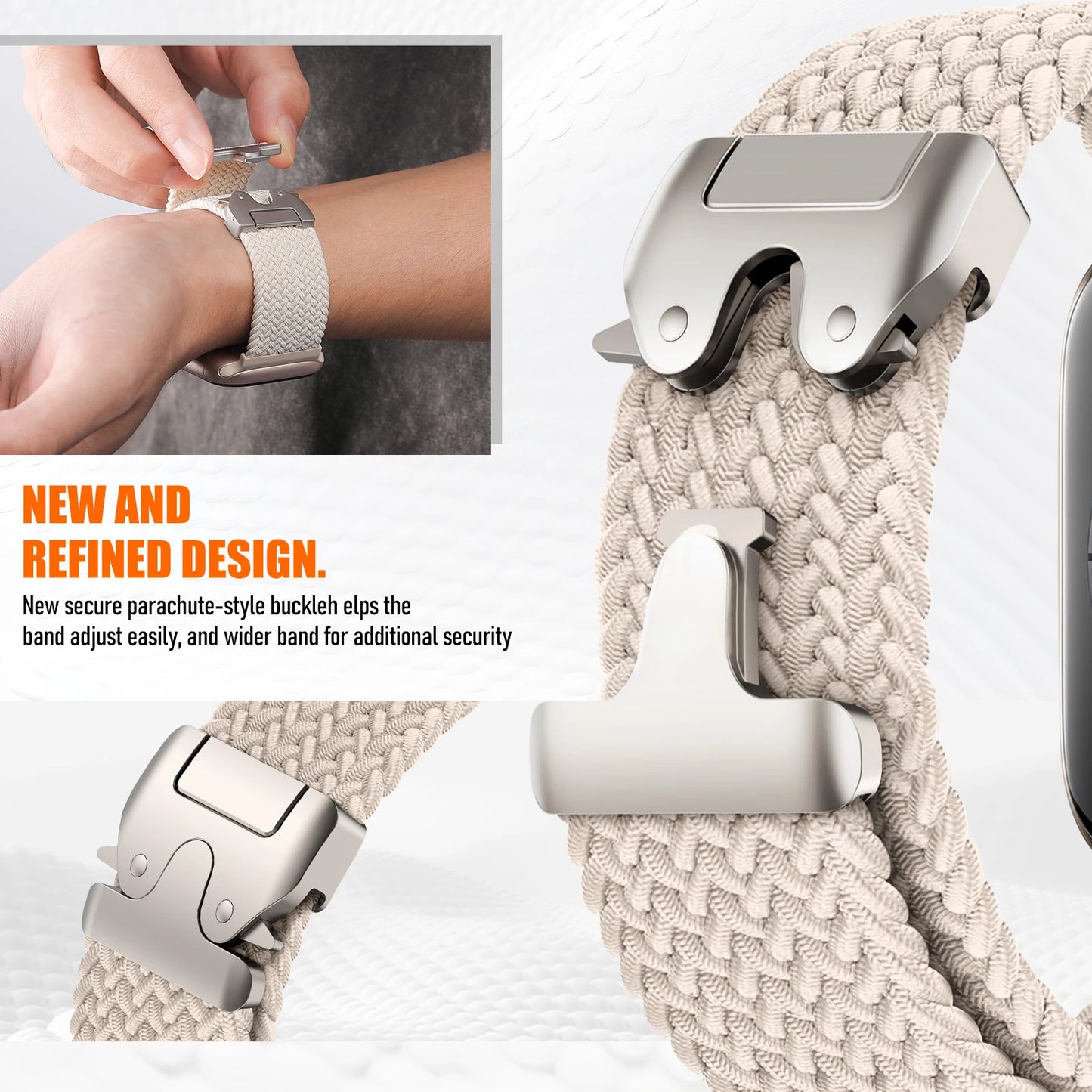 Wristband | Smartwatch braided wrist band For Apple Watch Straps | iWatch sizes 38mm to 44mm