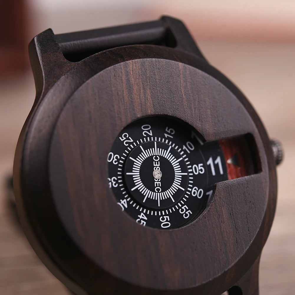 GEN Z - Men Watch Wooden Luxury Brand Quartz Wristwatches Custom Gift