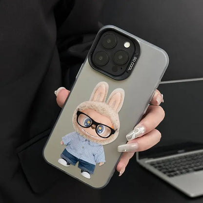 iPhone case | Cute Cartoon Labubu Fun Phone Case For iPhone 16 15 14 Shockproof Soft Bumper Cover