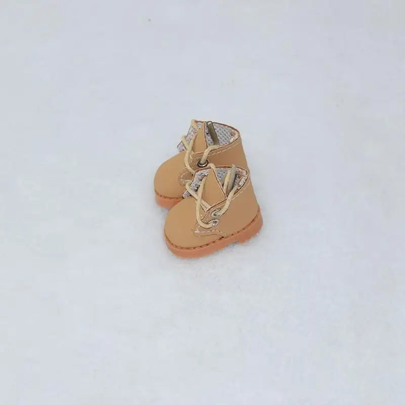 LABUBU Leather Shoes Suitable for 17cm Cotton Dolls Shoes Boots Accessories Toys