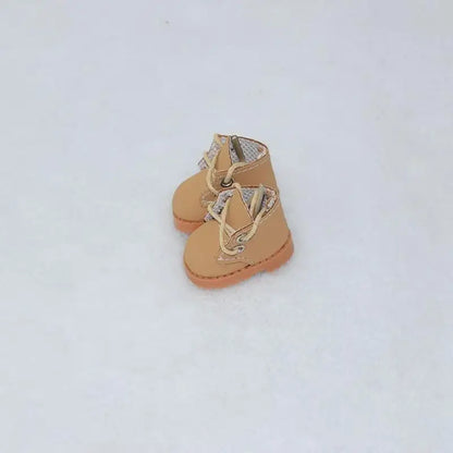 LABUBU Leather Shoes Suitable for 17cm Cotton Dolls Shoes Boots Accessories Toys