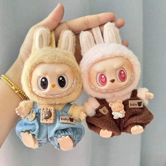 LABUBU | 17cm Mini Plush Doll Clothes Outfit Accessories