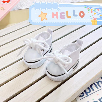 LABUBU Leather Shoes Suitable for 17cm Cotton Dolls Shoes Boots Accessories Toys