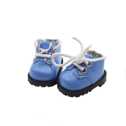 LABUBU Leather Shoes Suitable for 17cm Cotton Dolls Shoes Boots Accessories Toys