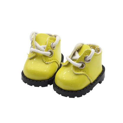 LABUBU Leather Shoes Suitable for 17cm Cotton Dolls Shoes Boots Accessories Toys