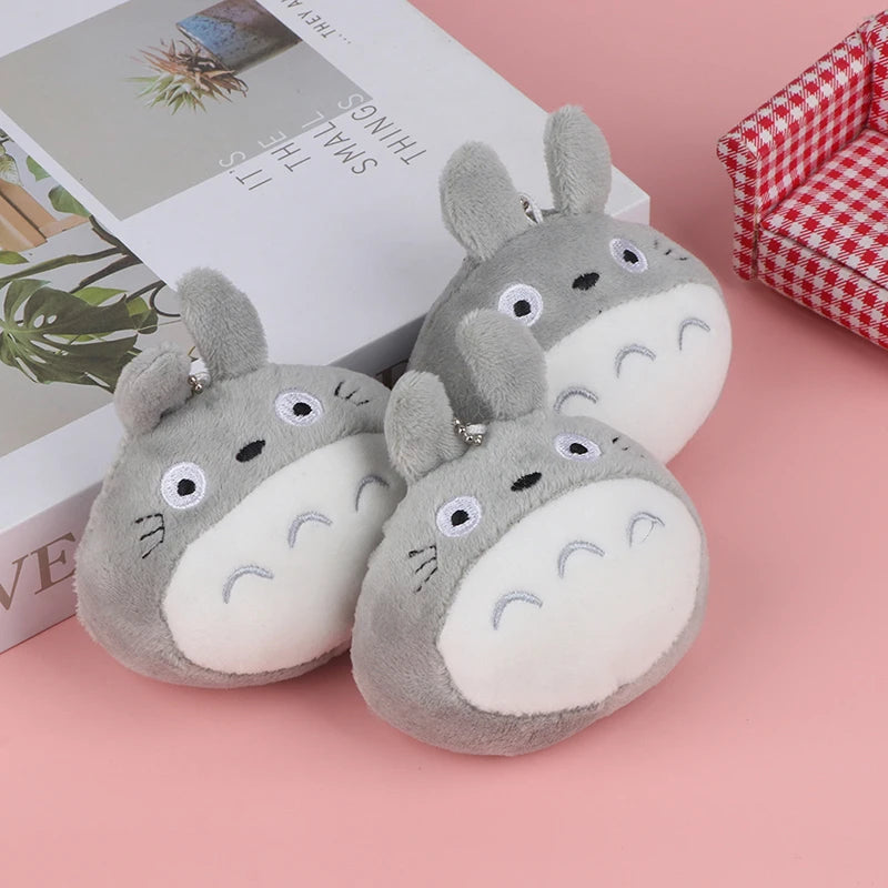 Cartoon Totoro Keychain Cute Doll Keyring Fashion Couple Bag Ornament Key Chain Car Pendant Gift